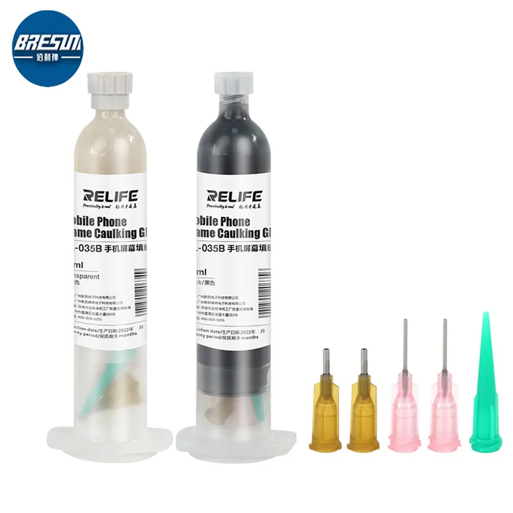 

RELIFE RL-035B Mobile Phone Screen Caulking Glue/30ML Universal Repair for Mobile Phone Curved Screen Border Special Glue Border