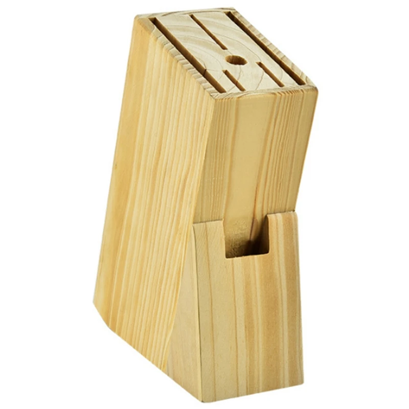 

Кухонный деревянный держатель для ножей, бамбуковая подставка для ножей, полка для хранения, полка, коробка для хранения, органайзер, аксесс...