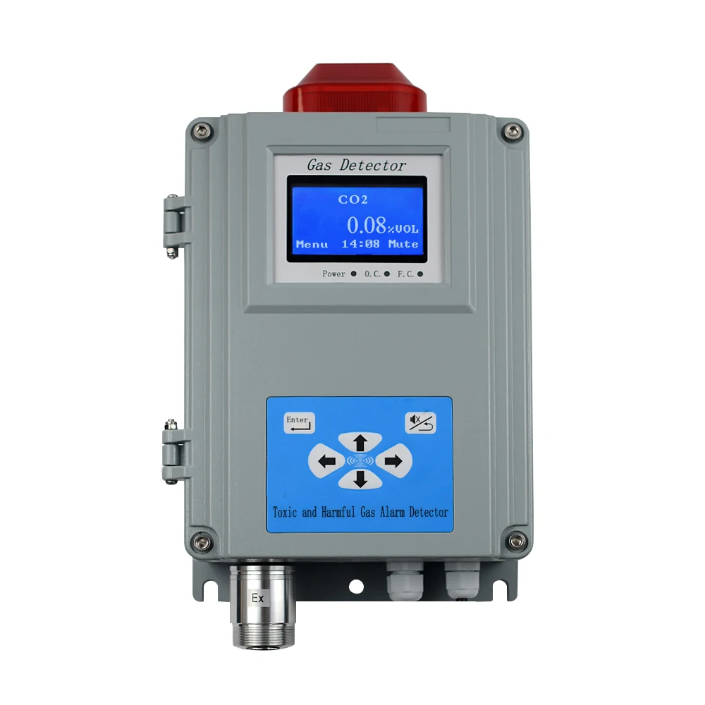 Factory supply Infrared Carbon dioxide controller LCD display CO2 gas a-l-a-r-m detector