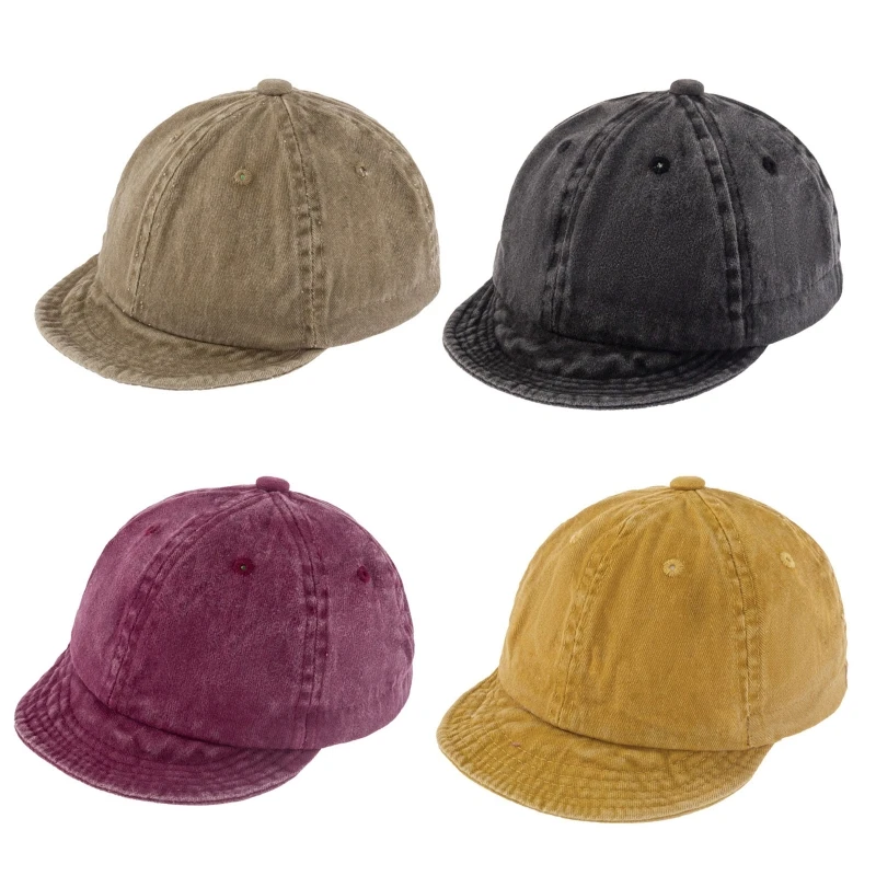 

Kids Baby Washed Denim Baseball Cap Vintage Distressed Adjustable Trucker Hat