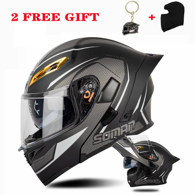 

Мотоциклетный шлем на все лицо, модульный двойной козырек, мотоциклетный шлем, сертификация Dot, откидной шлем, мужской мотоциклетный шлем, м...