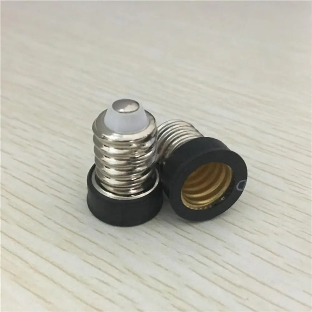 

2Pcs E14 to E12 Adapter Converter Lamp Holder Base Socket for LED Light Bulbs