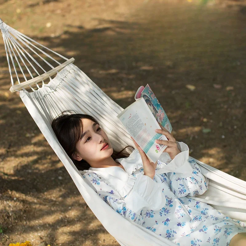 Гамаки для путешествий кемпинга качели брезент гостиная охота спальные гамаки