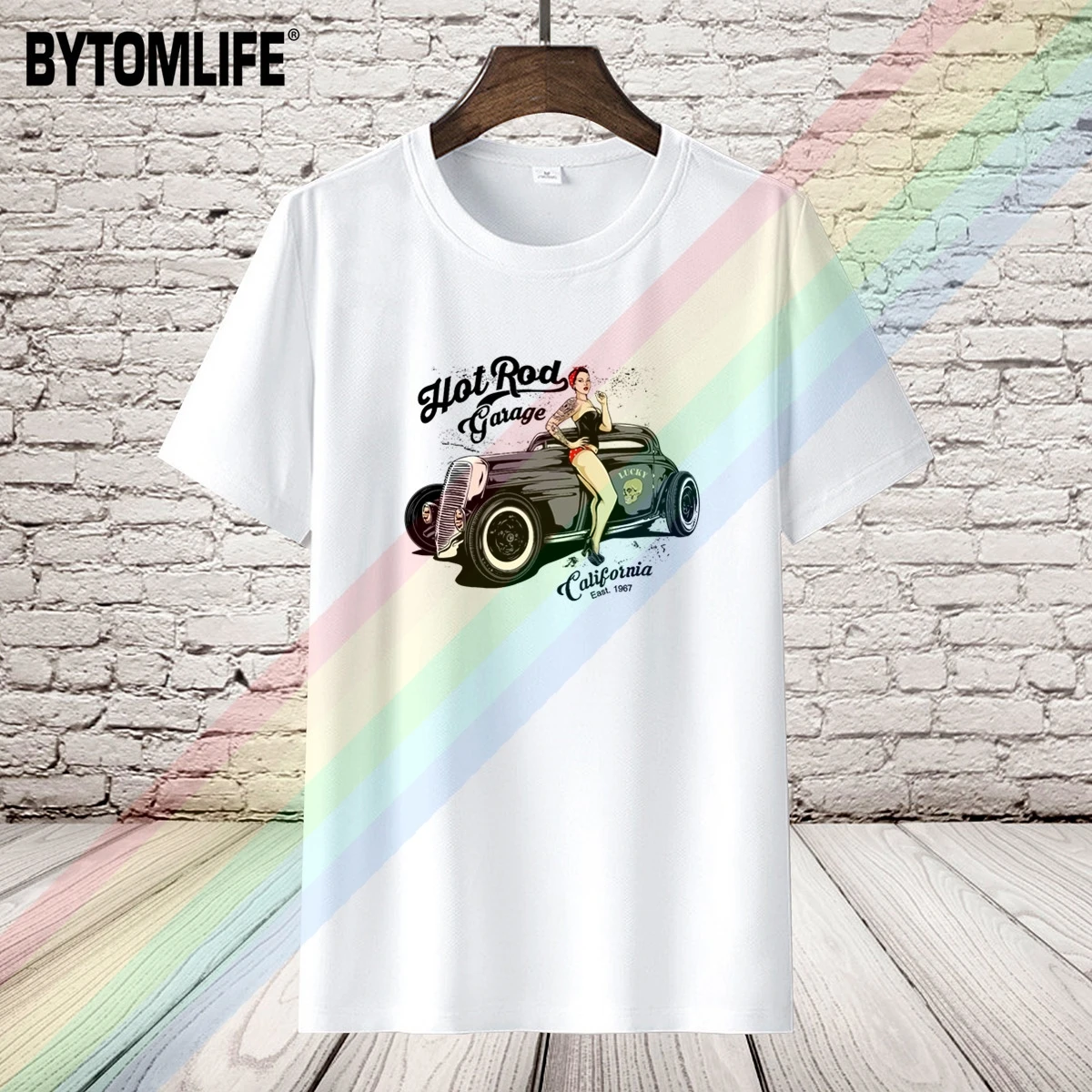 

Musik Garage Oldschool V8 Men's women's Summer 100% Cotton Black Tees Male Newest Top Popular Normal Tee Shirts unisex