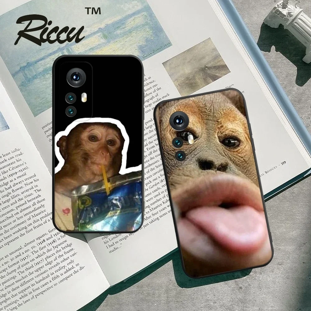 Чехол для телефона с принтом обезьяны и капри Xiaomi Redmi Note 11 10 9C Pro 10X K20 мягкая задняя