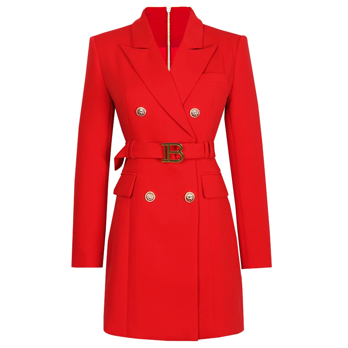 Spring And Autumn High Quality New Fashion Slim Belt Long Sleeve Temperament Commuter Dress Women's BlazerS-3XL