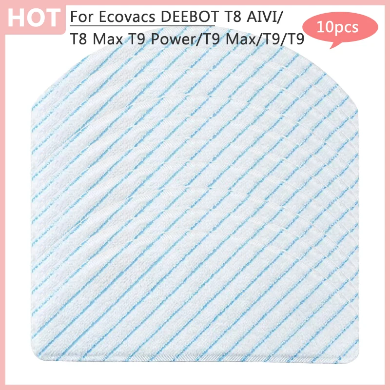 

Одноразовые тряпки для швабры Ecovacs DEEBOT синие+белые