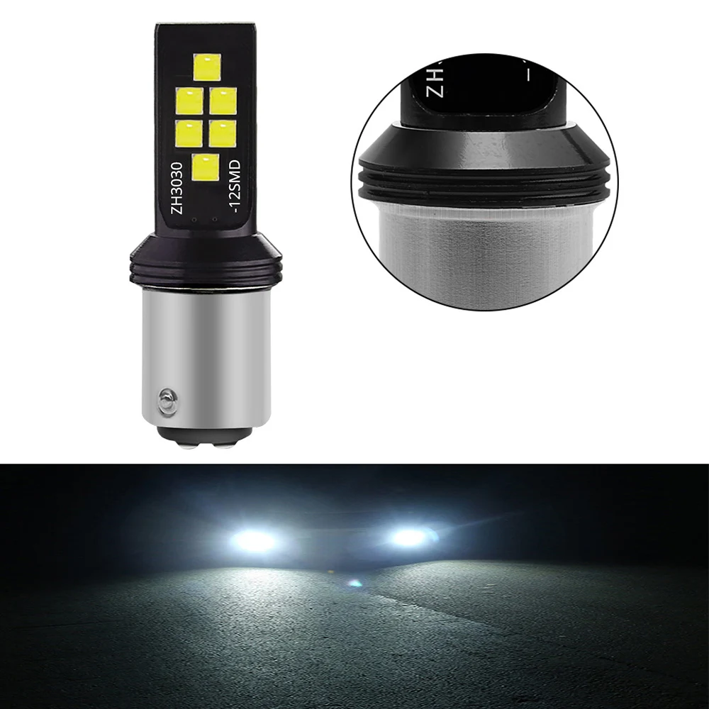 

1x Universal New 1156 P21w 12LED Car Reserve Lamp Auto Styling Accessories Brake Light Turn Signal Bulbs 12V License Signal Lamp