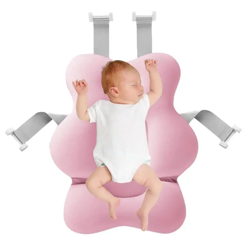 

Мультяшная детская душевая Ванна Нескользящая Складная с крючками сиденье для купания новорожденных поддерживающая подушка для ванной мягкая подушка