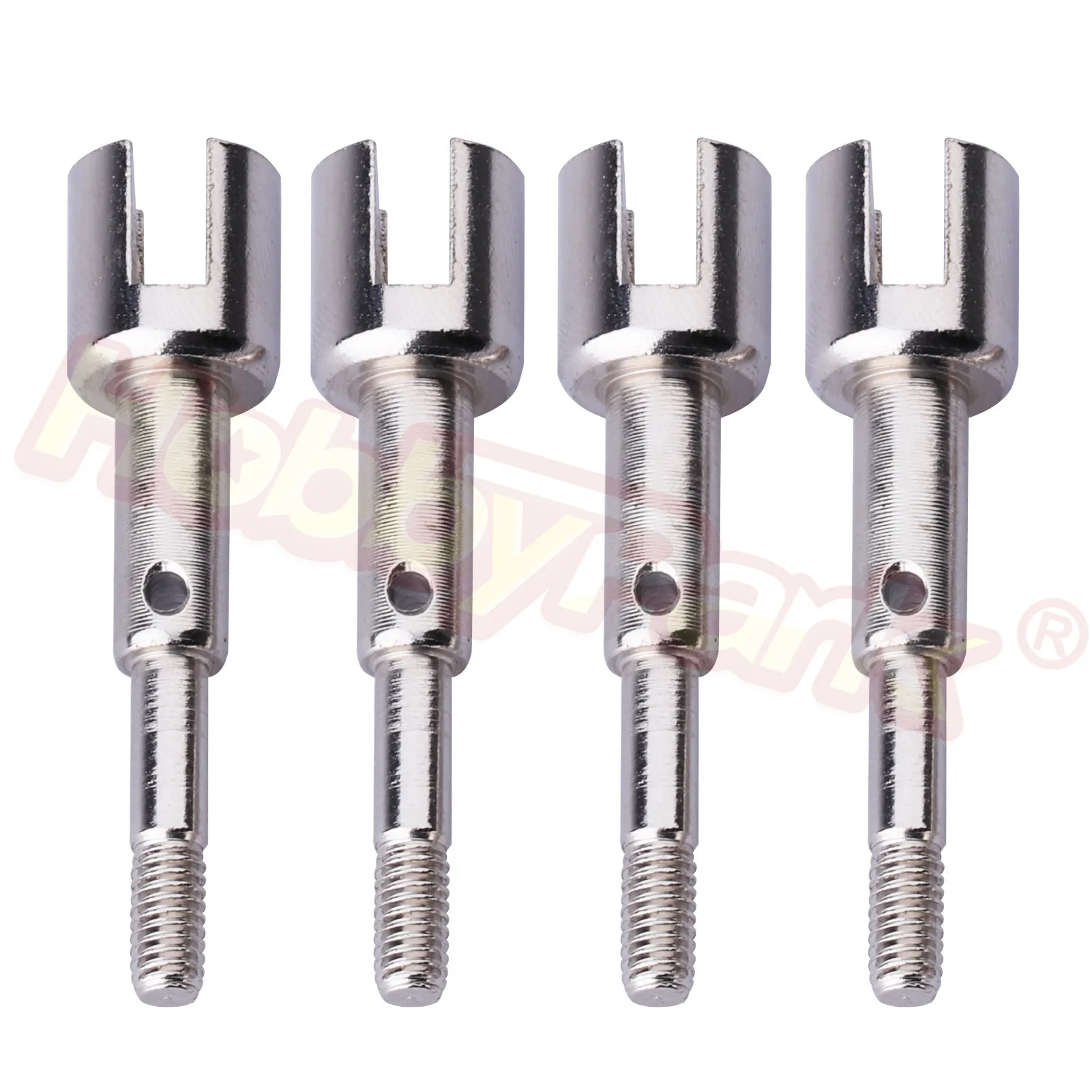 

HobbyPark Steel Stub Wheel Axle (Front & Rear), for 1/10 Redcat Blackout XTE XBE SC (Pro), Replace BS213-005 (4-Pack)