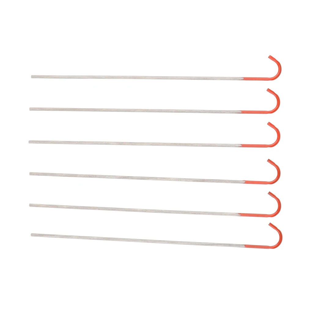 

Pack of 6Pcs 130mm Outdoor Tent Pegs Stake Nail Hook For Camping Canopy Sturdy