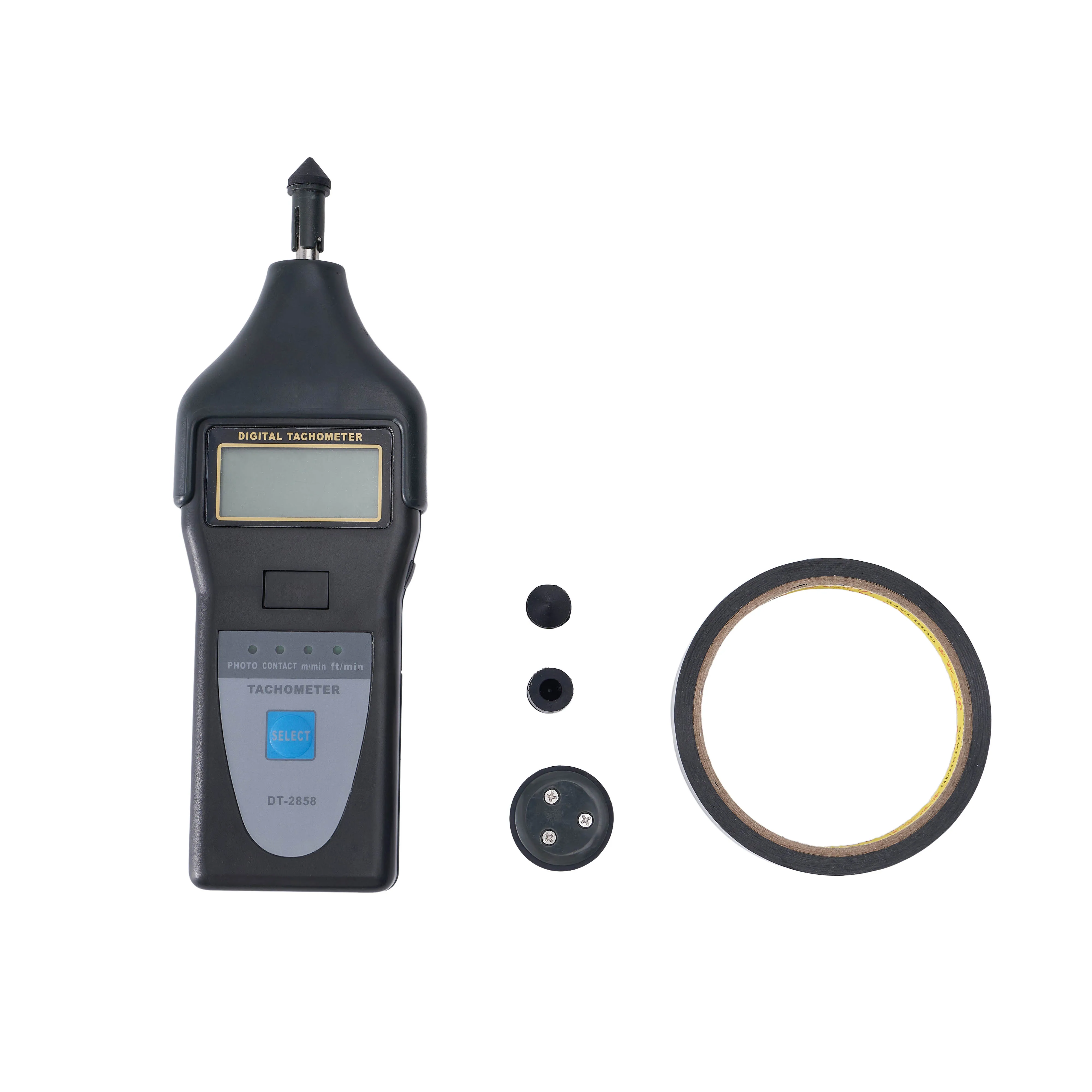 Лазерный тахометр Φ цифровой Бесконтактный 2 5 ~ 99 999r/мин скорость двигателя