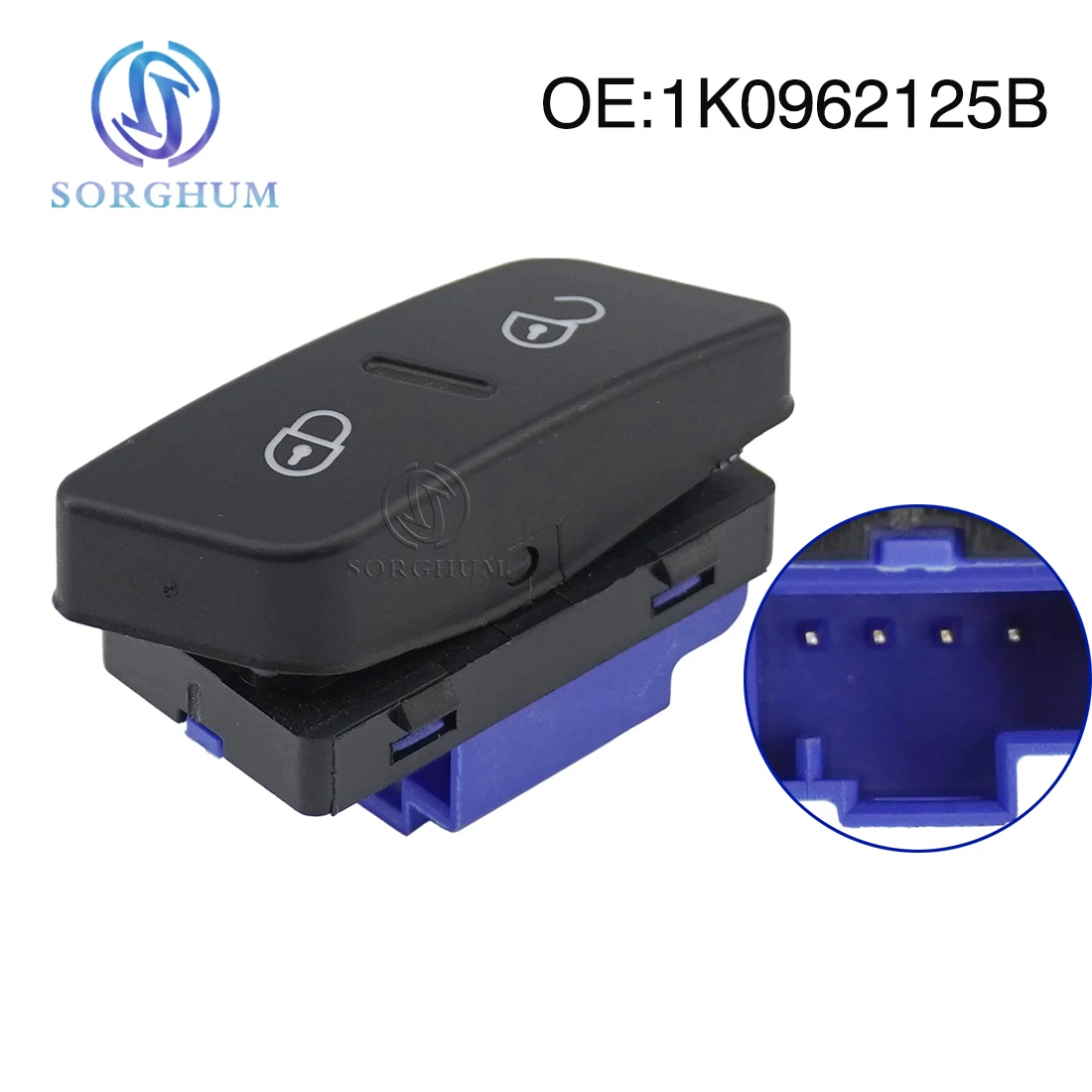

Sorghum Car Central Door Lock Control Switch Controlling Button for VW Golf 5 MK5 Tiguan 1K0962125B Car Switch Relay Accessories