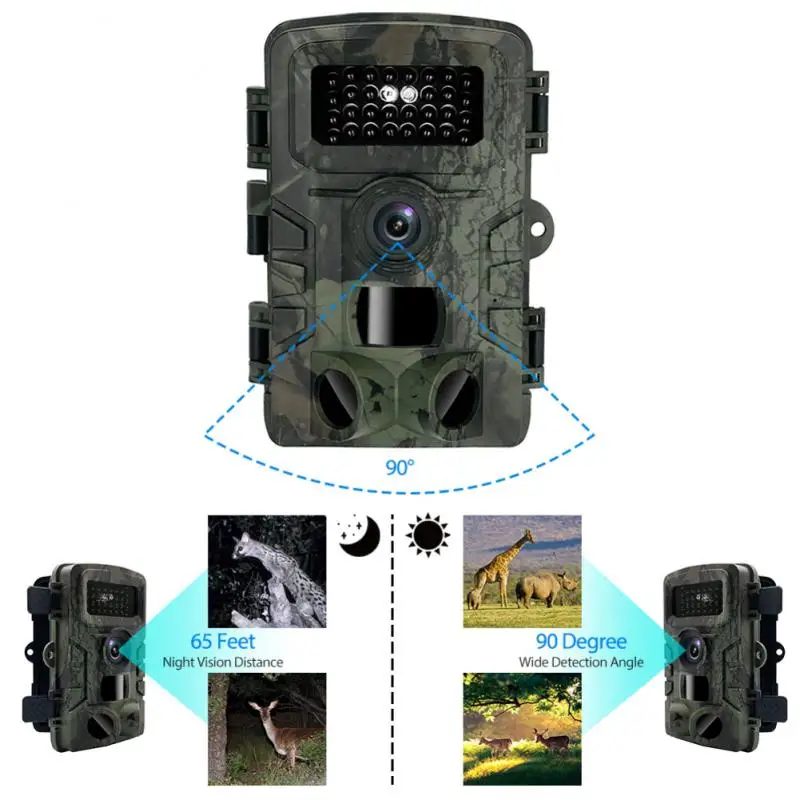

Wildlife Camera 1080p Waterproof 16mp Activated Wildlife Scouting Trail Camera Infrared With Night New Camera Trigger