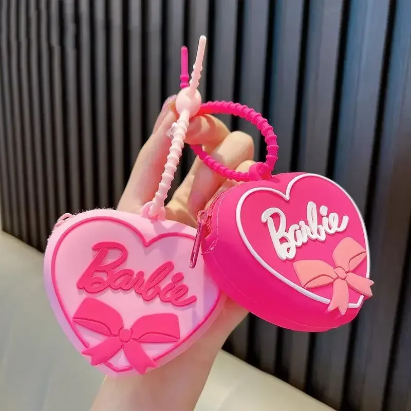Кошелек для монет Disney Barbie Miniso аниме мультфильм милая Барби Kawaii силикагель