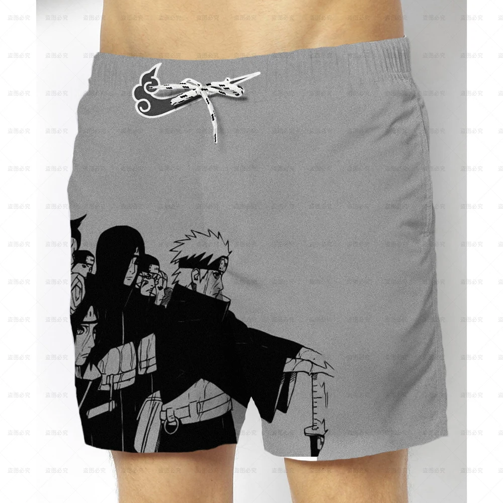 Шорты мужские с 3D-принтом Наруто и Какаси дышащие милые крутые штаны в японском