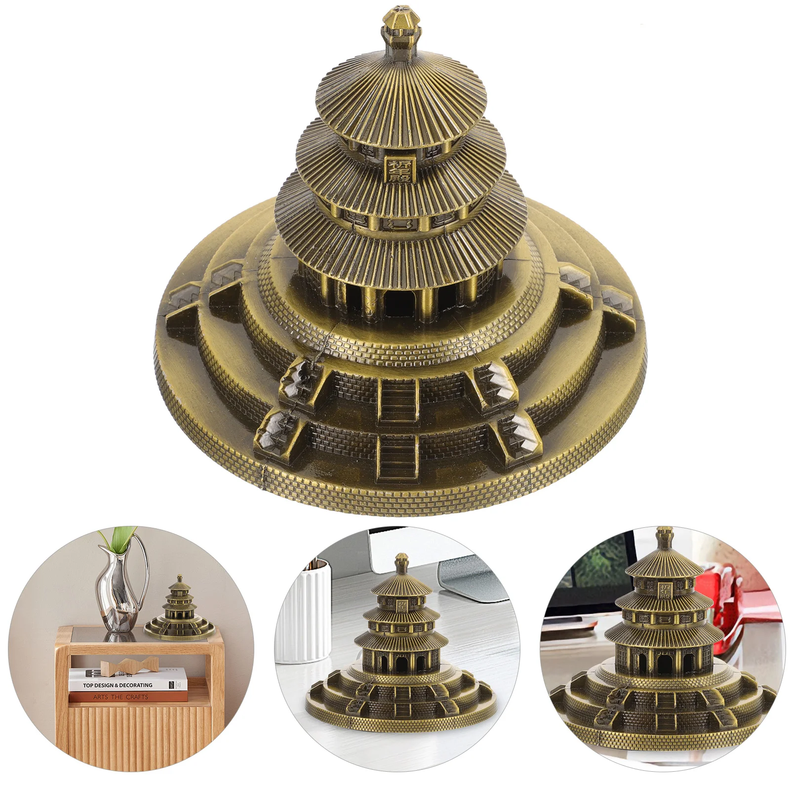 

Home Ornament State Building Ancient Architecture Model Architecture Model for Table Decor Home Desk