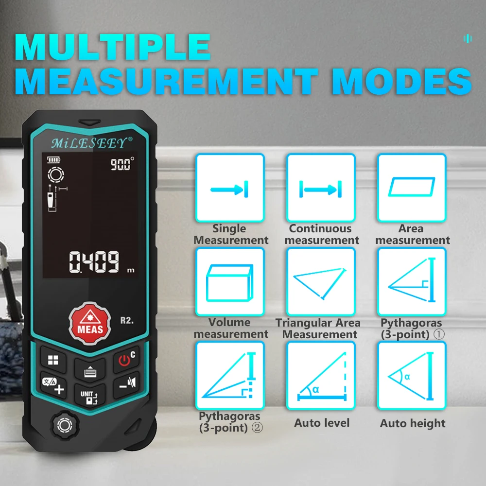 

Лазерная рулетка MiLESEEY R2