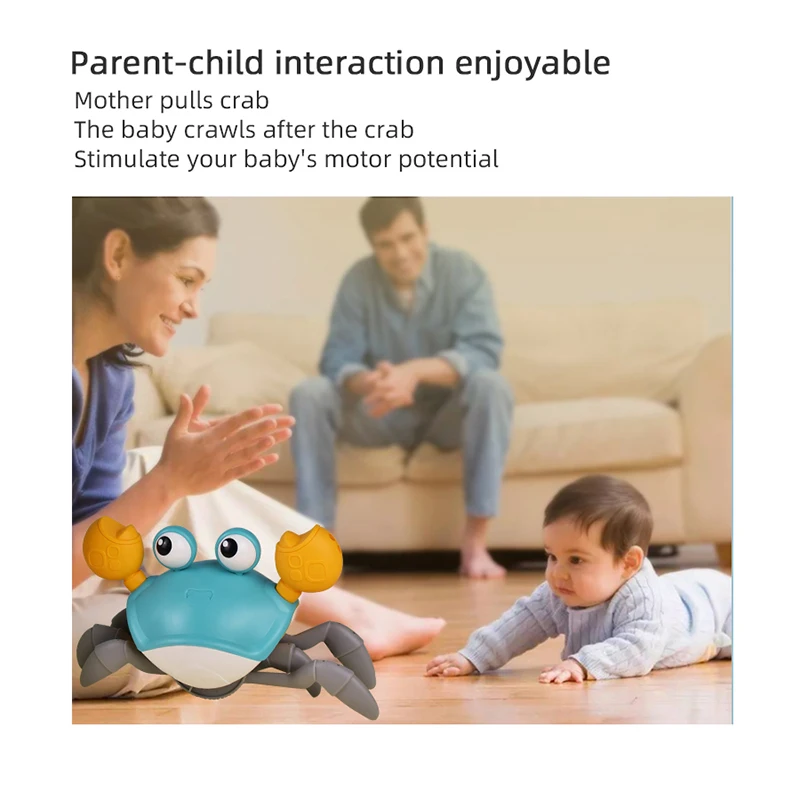 Детская игрушка-краб для ползания обучающая головоломка игрушка раннего