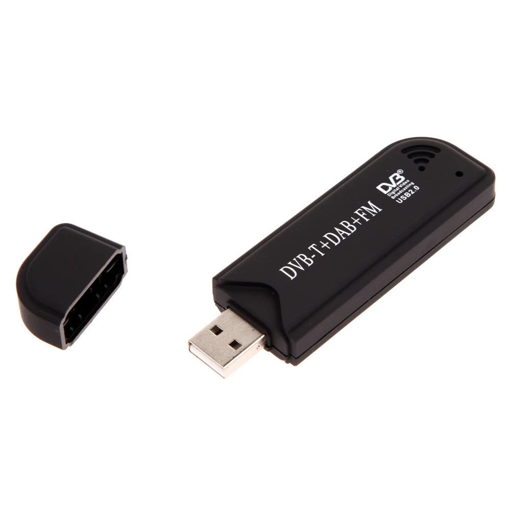 USB 2.0 стандартный цифровой DVB-T SDR + DAB FM ТВ-тюнер приемник RTL2832U FC0012 цифровое наземное