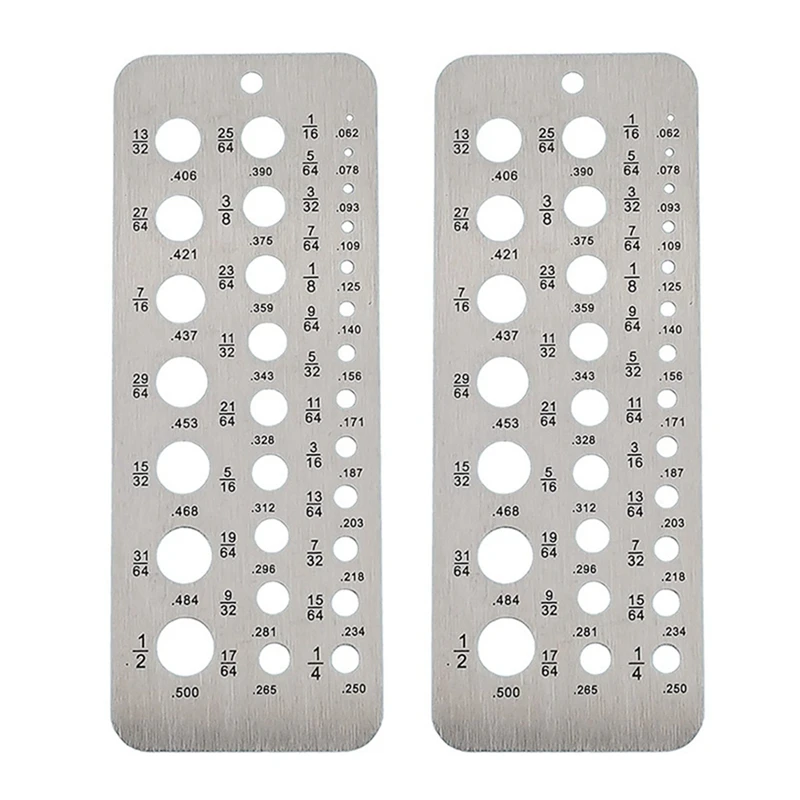 2 шт. манометр из нержавеющей стали для диаметра болтов и проволоки от 1/16 до 1/2