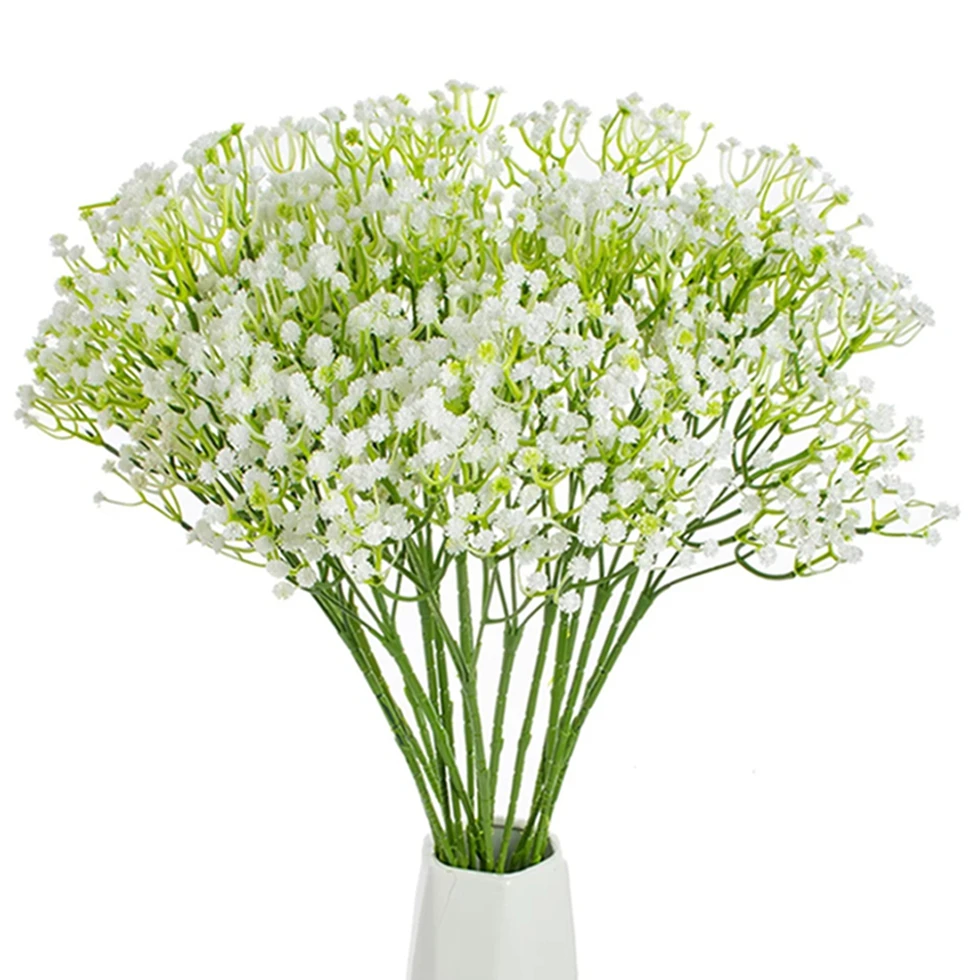 Букет Babysbreath Поддельные цветы Романтическая установка День святого Валентина