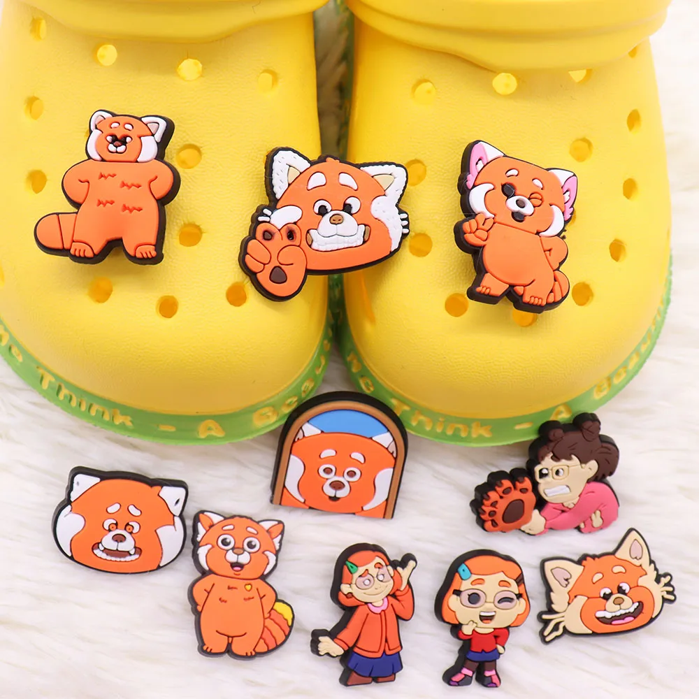 

Hot Sales 1pcs Cartoon Animal Girls Bear Shoes Accessories Garden Shoe Buckle Decorations Fit Kids Croc Jibz Charm Birthday Gift