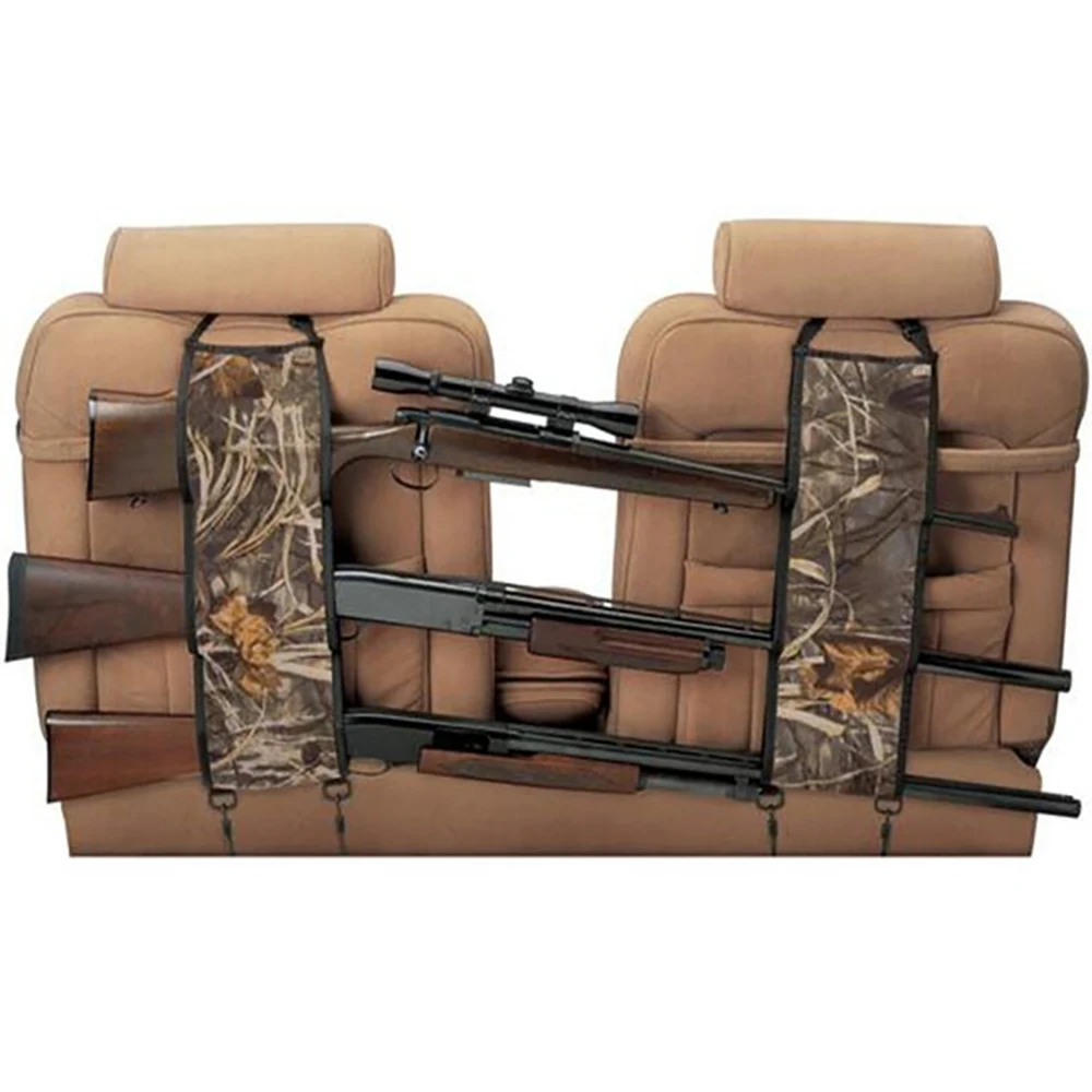 2PCS/Set Multifunctional Car Seat Bags Front Seat Storage Sling Bag Organizer  for Hunting Rifle Gun Rack Holster Fishing Rod Po