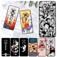 cool anime one piece for huawei mate 40 30 20 x 5g rs lite p smart pro plus 2019 2020 2021 z s black soft phone case capa