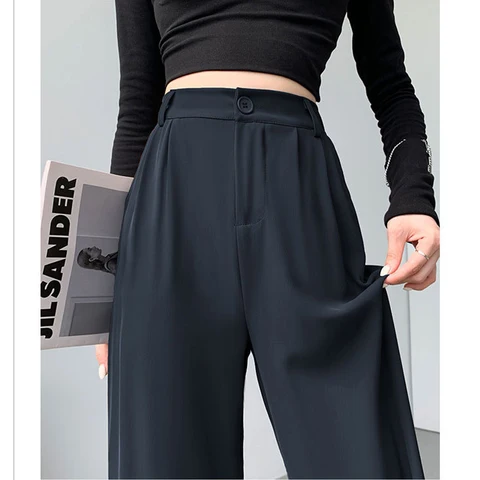 Женские свободные брюки LEGIBLE из полиэстера