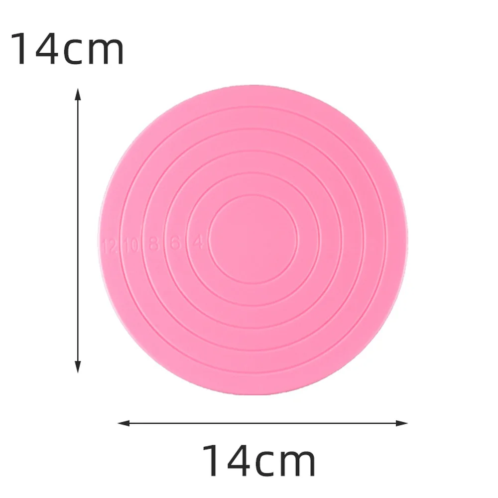 Поворотный мини-стол для торта 14 см пластиковая вращающаяся платформа помадки