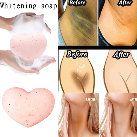 80 г быстрое искусственное мыло для подмышек/уха отбеливающий персиковый ароматизированный женский интимный скраб для мытья тела