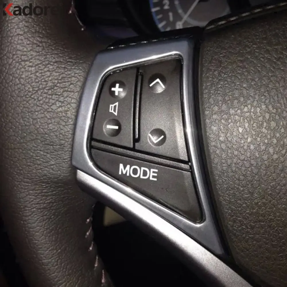 

Матовая панель рулевого колеса для Toyota Yaris Vios 2013 2014 2015 седан, внутренняя отделка, внутренняя наклейка, рамка, аксессуары для интерьера