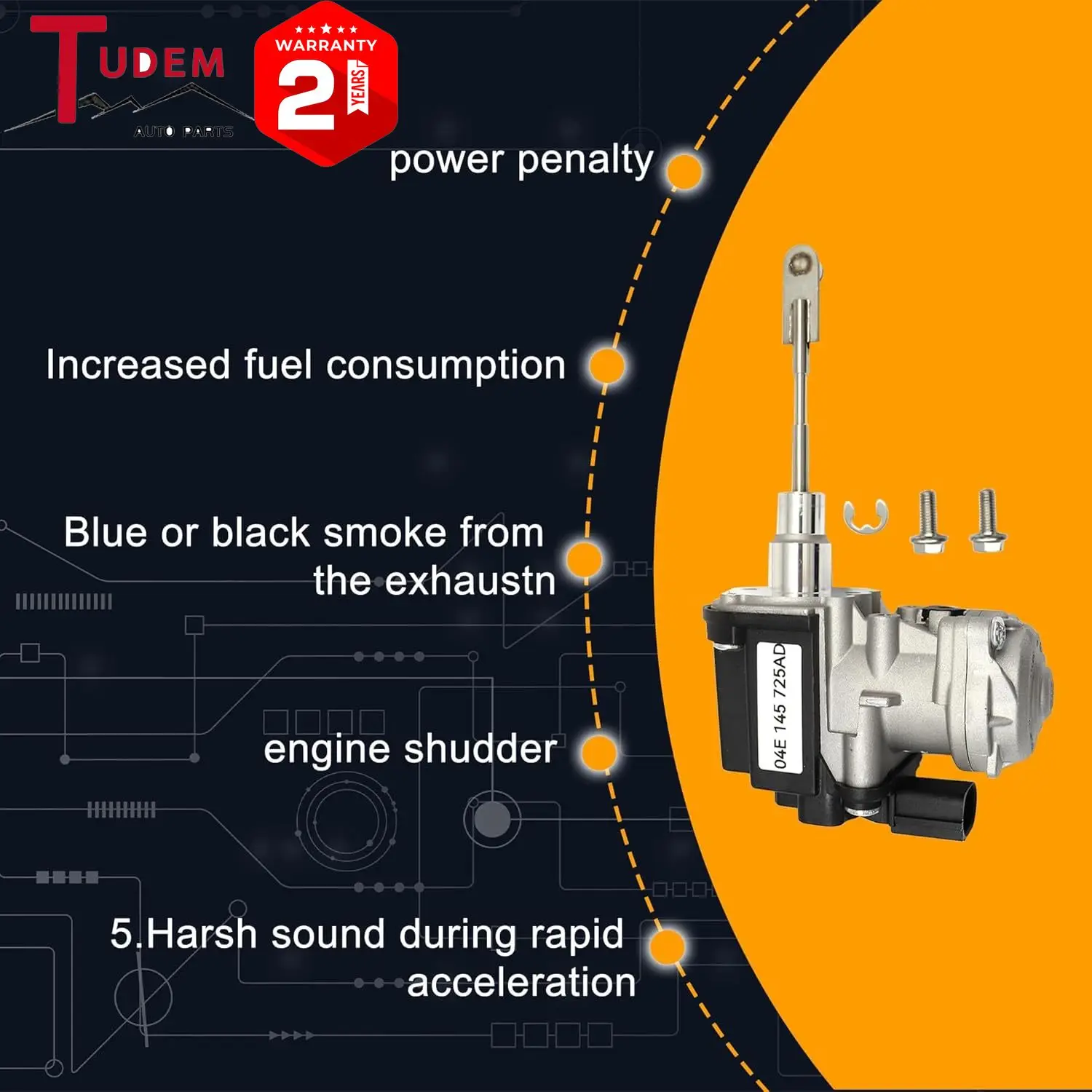 Привод турбокомпрессора 04E 145725 AD S применим к Audi Volkswagen