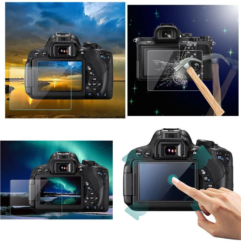 Защитная пленка для ЖК-экрана закаленное стекло Sony Alpha A6000 RX100 A77 ZV1 a6400 ZVE10 A7M4 a7M3 A7C