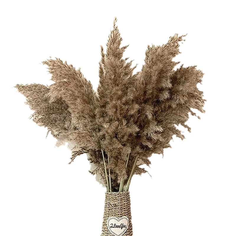 

30 Pcs Dried Pampas Grass Decor, 18 Inch Pampas Grass Small Pampas Grass Pampas Floral Decor For Wedding