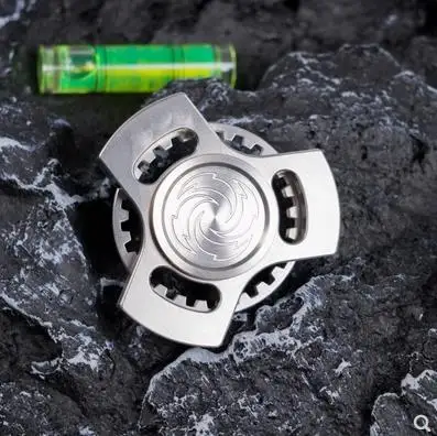 Спиннер-антистресс из нержавеющей стали гироскоп для пальцев PEI игрушка