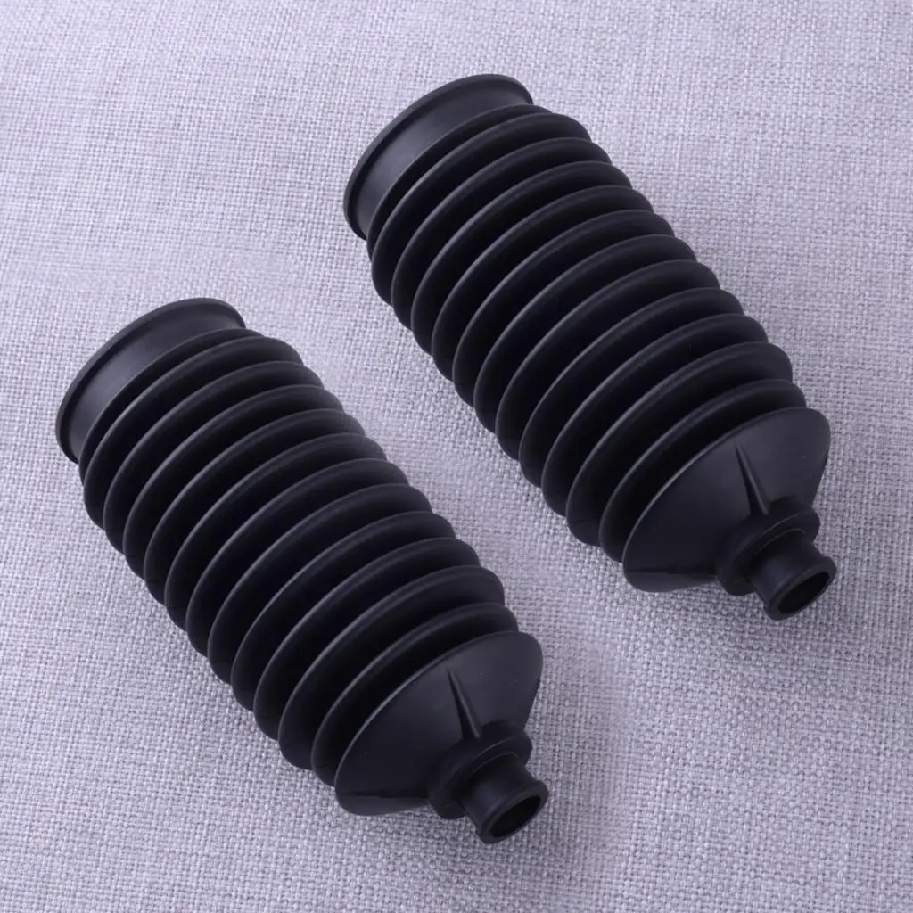

2pcs 1013035 Steering Bellows Long Rack Dust Boot Fit for Golf Cart Club Car DS 1984 1985 1986 1987 1988 1989-1996 Black Rubber