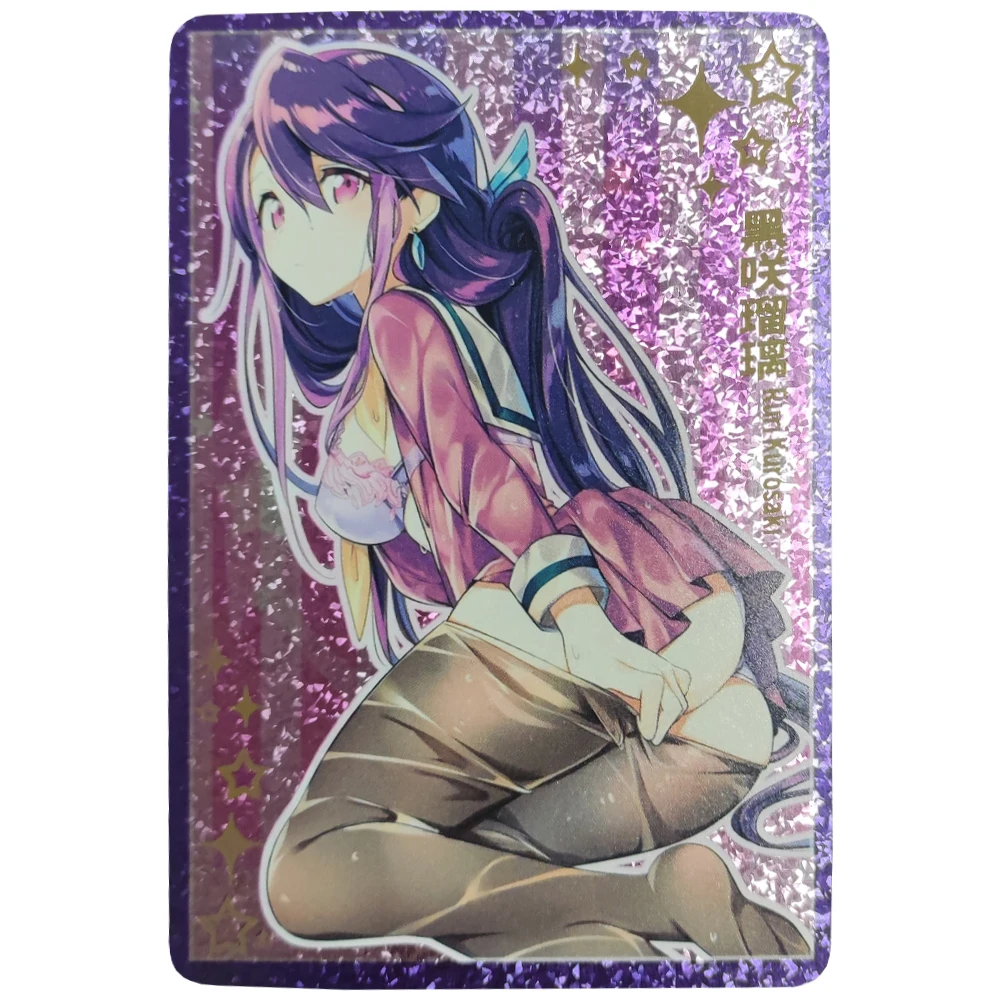 

8Pcs/set Yu-Gi-Oh ARC-V Flash Cards ACG Sexy Kawaii Kurosaki Ruri Yuzu Hiragi Game Anime Collection Card Gifts Toys