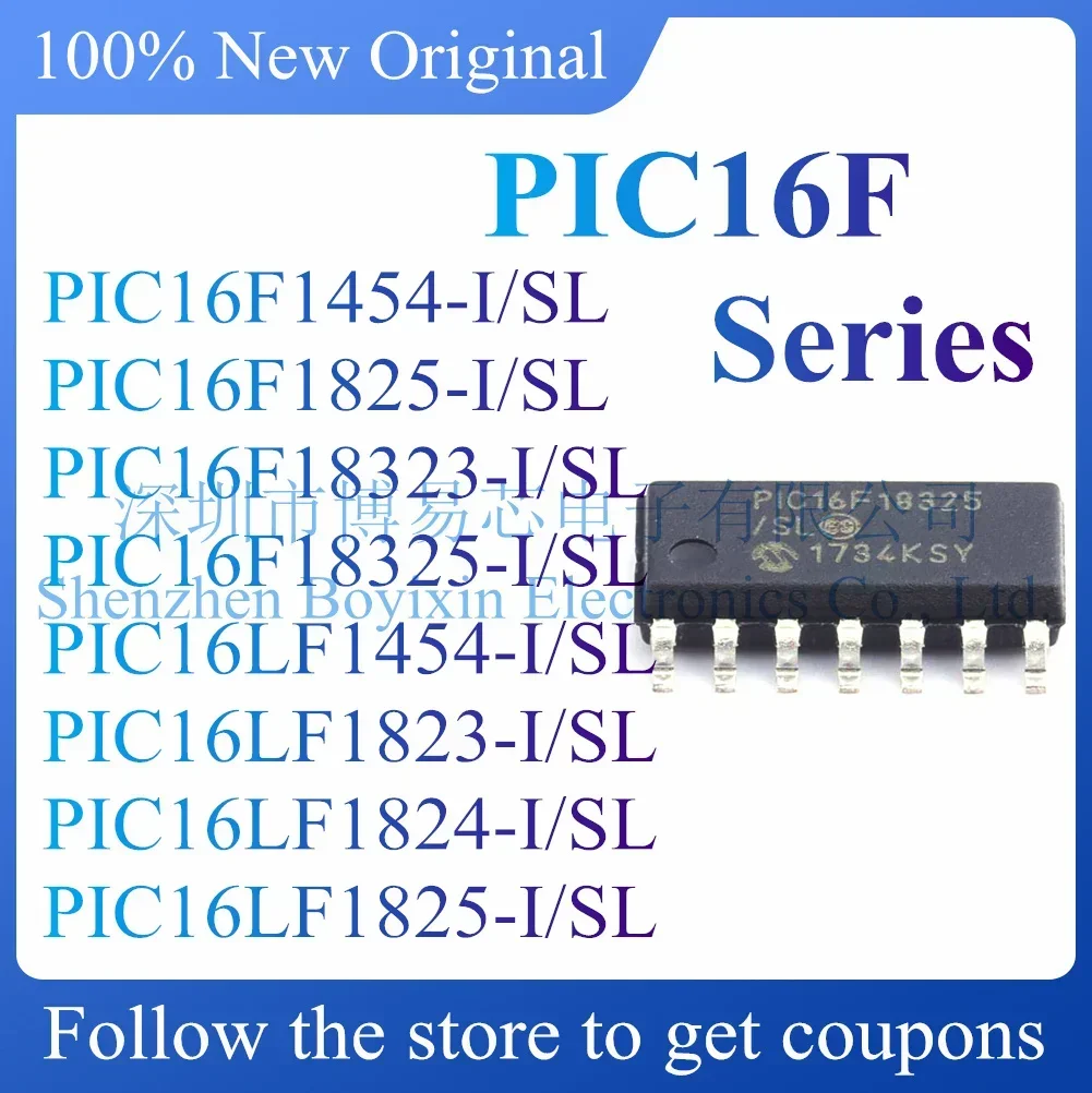 НОВЫЙ PIC16F1454 PIC16F1825 PIC16F18323 PIC16F18325 PIC16LF1454 PIC16LF1823 PIC16LF1824 PIC16LF1825-I/SL