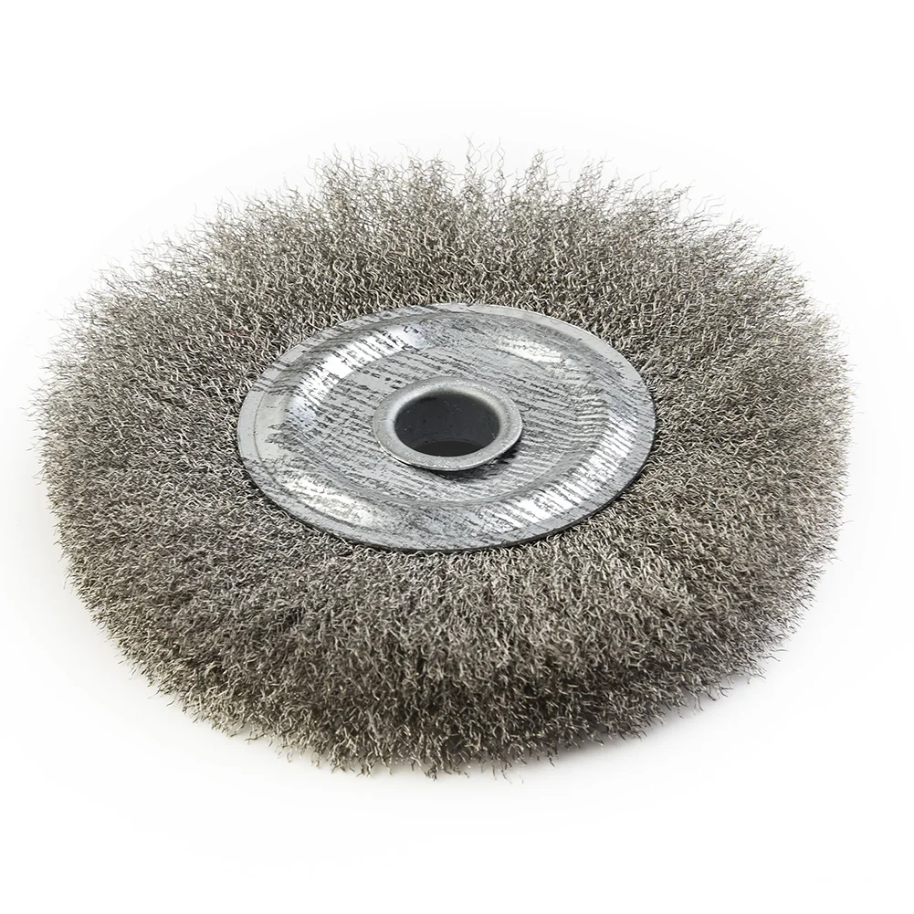 

5inch 125mm Crimped Wheel Brush Tools Wire 1pc Bench Grinder Polishing Portable Removal Replace Rough Rust Stainless Steel