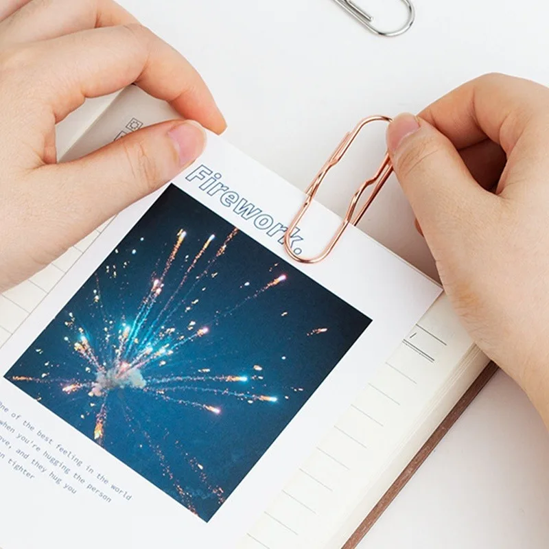 5 шт. металлические зажимы для держателя ручек портативные фиксации бумаги