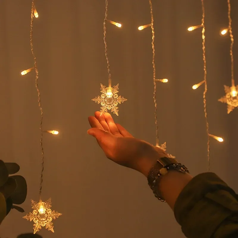 Рождественский светильник с вилкой европейского стандарта светодиодный