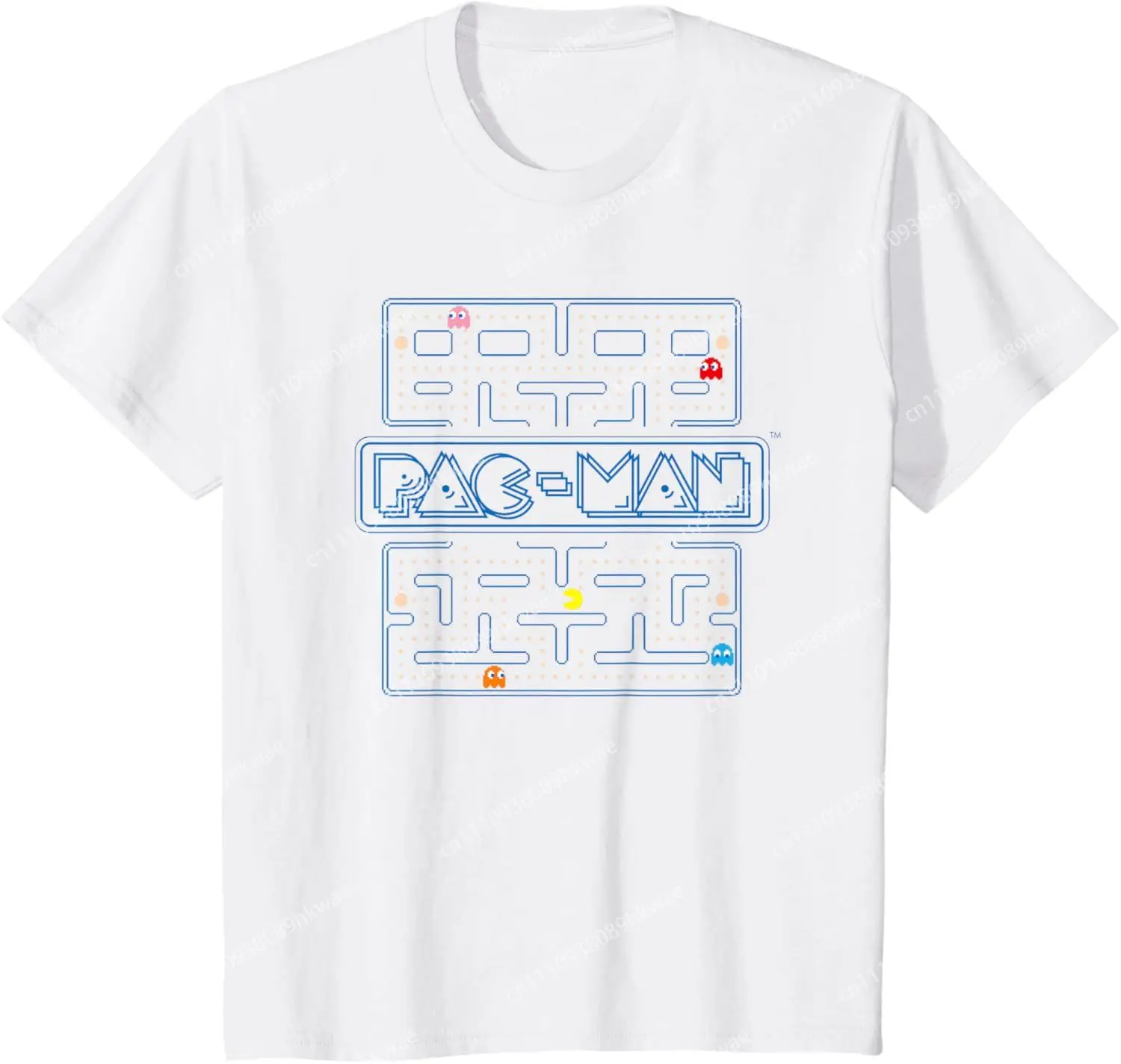 Фото Футболка Bandai PAC-MAN Classic 030, модная повседневная забавная мужская футболка S-6XL, летняя №5
