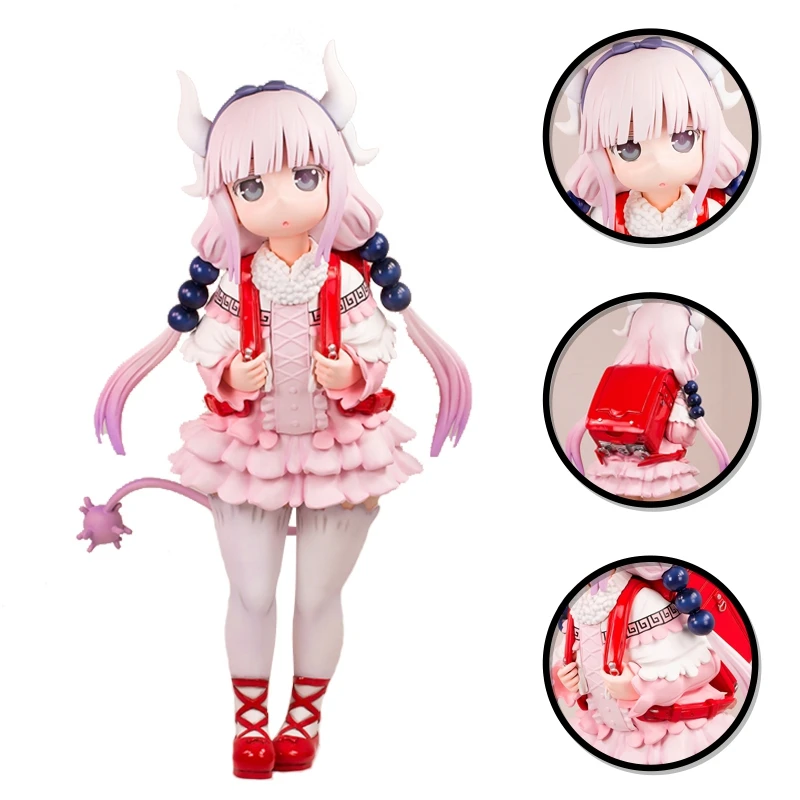 

18cm Cute Kobayashi-san Chi No Maid Kanna Kamui Anime Miss Kobayashi's Dragon Maid Action Figure PVC KannaKamui Model Toy Gift