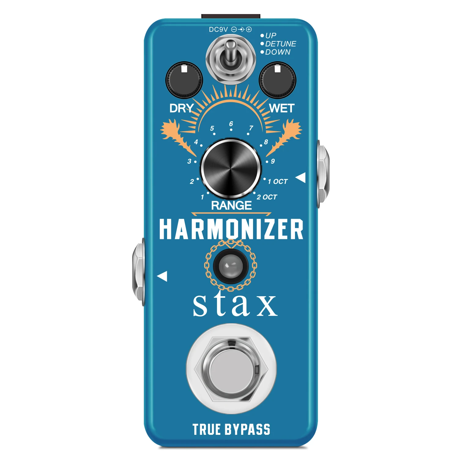 Stax LEF-3807 Guitar Harmonizer Pedal Digital Pitch Effect Pedals Original Signal To Create Harmony/Pitch Shift/Detune