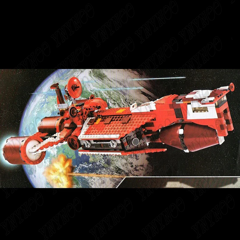 New 919Pcs Moc-7665 Space Plan Republic of Cruisers Limited Edition Building Blocks Assemble Diy Bricks Classic Model Toys Gifts