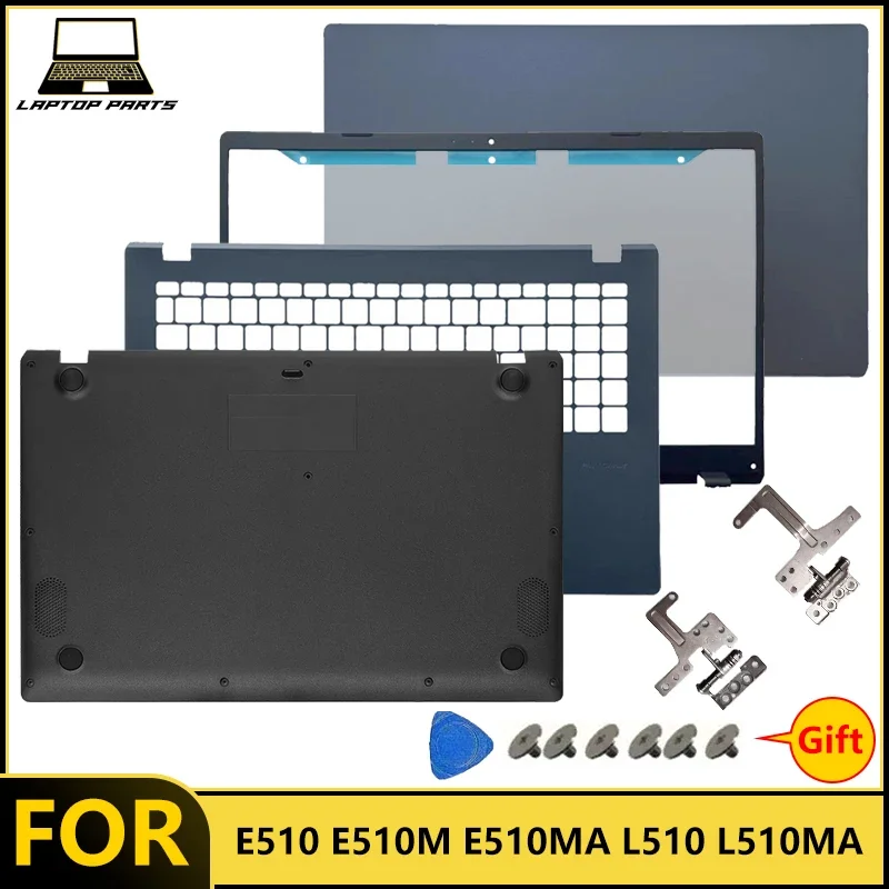 Фото НОВИНКА Для ноутбуков E510 E510M E510MA L510 L510MA: задняя крышка экрана, передняя рамка, панель для рук, нижний корпус, запасные части, корпус. №1