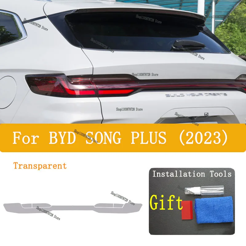 

Для BYD SONG Plus Champion Version DM-i EV 2023 2024 Автомобильная внешняя фара с защитой от царапин передняя лампа ТИНТ фотолампа