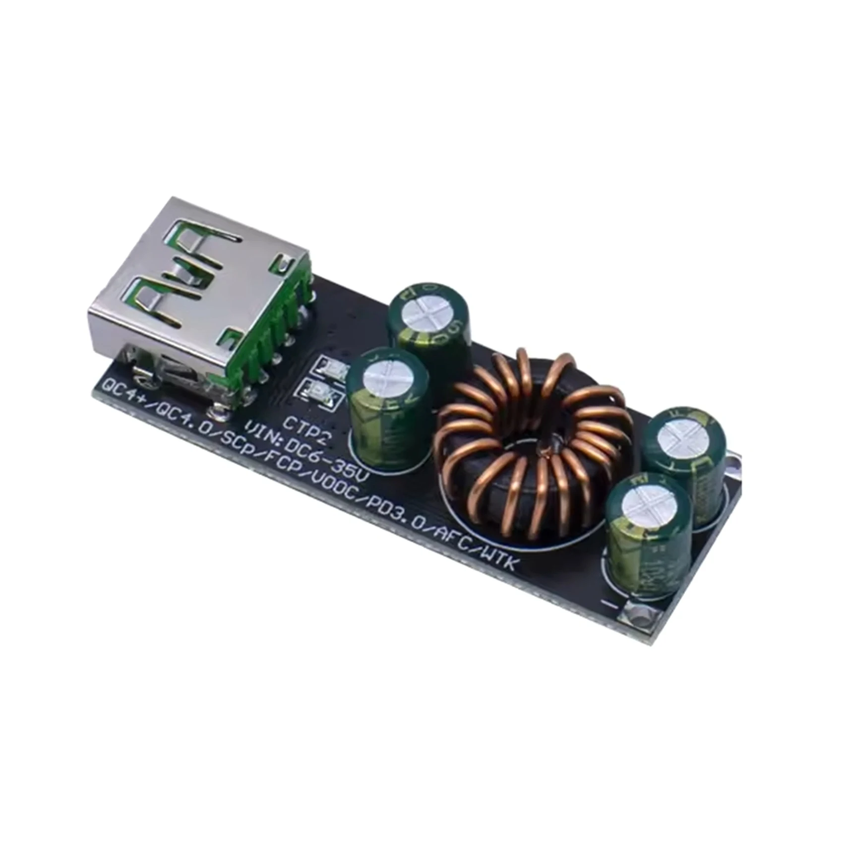 10X SW3518  SW3516 QC4.0 QC3.0 1-канальный USB Type-C адаптер для быстрой зарядки мобильных телефонов 6-32В, модуль понижающе-повышающего преобразователя SW3516 (art.: 3920dbbf86e94) - 3920dbbf86e94